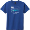 Key West Beach Scene Youth T-Shirt Deep Royal - US Custom Tees