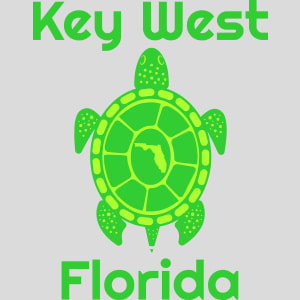 Key West Florida Turtle Design - US Custom Tees
