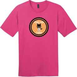 Kitty Cats and Coffee T-Shirt Dark Fuchsia - US Custom Tees