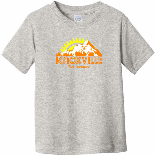 Knoxville Tennessee Mountains Toddler T-Shirt Heather Gray - US Custom Tees