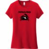 Maryland Crab State Women's T-Shirt Classic Red - US Custom Tees