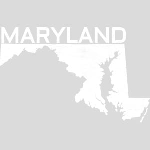 Maryland State Outline Design - US Custom Tees
