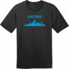 Miami Skyline T-Shirt Jet Black - US Custom Tees