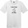 Middle Finger Number One Fan T-Shirt Bright White - US Custom Tees
