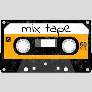 Mix Tape Cassette Design - US Custom Tees