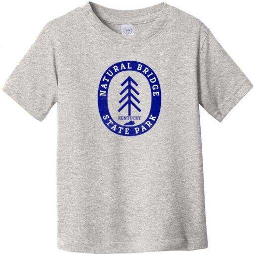 Natural Bridge State Park Toddler T-Shirt Heather Gray - US Custom Tees