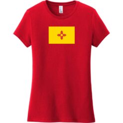 New Mexico State Flag Women's T-Shirt Classic Red - US Custom Tees