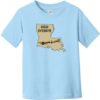 New Orleans Louisiana Jazz Toddler T-Shirt Light Blue - US Custom Tees