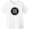 New York New York Retro Circle Toddler T-Shirt White - US Custom Tees