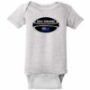 New Zealand Rugby Ball Baby One Piece Heather - US Custom Tees