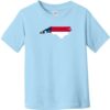 North Carolina State Flag Toddler T-Shirt Light Blue - US Custom Tees