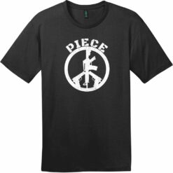 Piece Gun Peace T-Shirt Jet Black - US Custom Tees