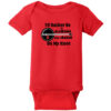 Rather Be In Alabama Banjo Baby One Piece Red - US Custom Tees