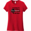 Rather Be In Alabama Banjo Women's T-Shirt Classic Red - US Custom Tees