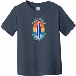 Rodanthe North Carolina Surfing Toddler T-Shirt Navy Blue - US Custom Tees