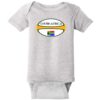 South Africa Rugby Ball Baby One Piece Heather - US Custom Tees