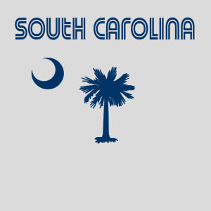 South Carolina Palm Tree Design - US Custom Tees