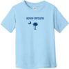 South Carolina Palm Tree Toddler T-Shirt Light Blue - US Custom Tees