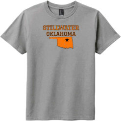 Stillwater Oklahoma Youth T-Shirt Gray Frost - US Custom Tees