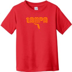 Tampa Florida Retro Toddler T-Shirt Red - US Custom Tees
