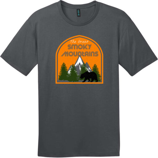 The Great Smoky Mountains T-Shirt Charcoal - US Custom Tees