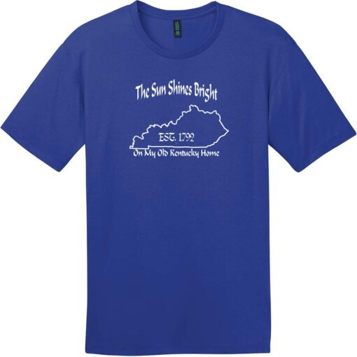 The Sun Shines Bright On My Old Kentucky Home T-Shirt Deep Royal - US Custom Tees