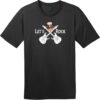 Uncle Sam Lets Rock Guitar T-Shirt Jet Black - US Custom Tees