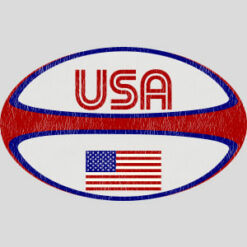 USA Rugby Ball Design - US Custom Tees