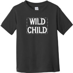 Wild Child Toddler T-Shirt Black - US Custom Tees