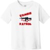 Zombie Patrol Toddler T-Shirt White - US Custom Tees