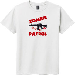 Zombie Patrol Youth T-Shirt White - US Custom Tees