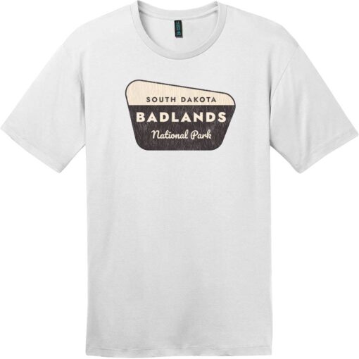 Badlands National Park T-Shirt Bright White - US Custom Tees
