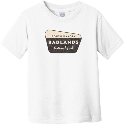 Badlands National Park Toddler T-Shirt White - US Custom Tees