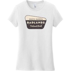 Badlands National Park Women's T-Shirt White - US Custom Tees