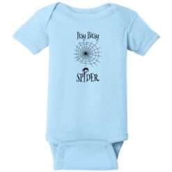 Itsy Bitsy Spider Baby One Piece Light Blue - US Custom Tees