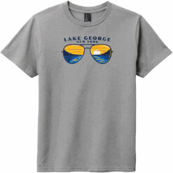 Lake George New York Youth T-Shirt Gray Frost - US Custom Tees