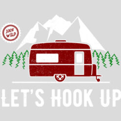 Let's Hook Up Camper Design - US Custom Tees