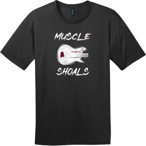 Muscle Shoals Alabama T-Shirt Jet Black - US Custom Tees