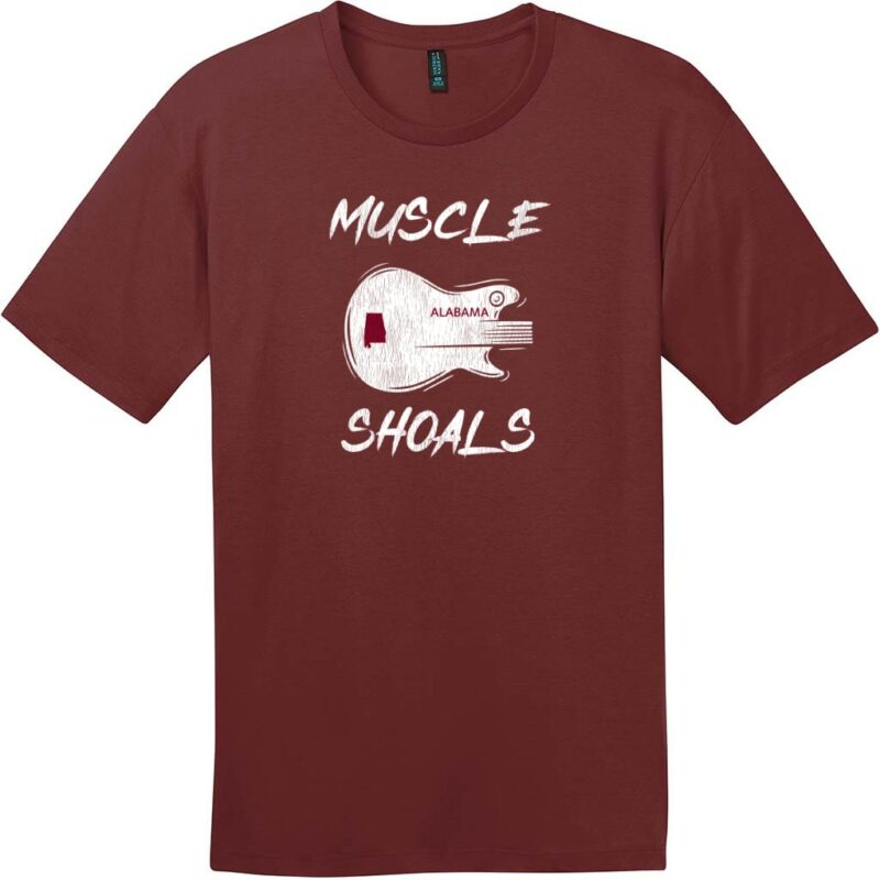Muscle Shoals Alabama T-Shirt Sangria - US Custom Tees