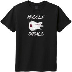 Muscle Shoals Alabama Youth T-Shirt Black - US Custom Tees