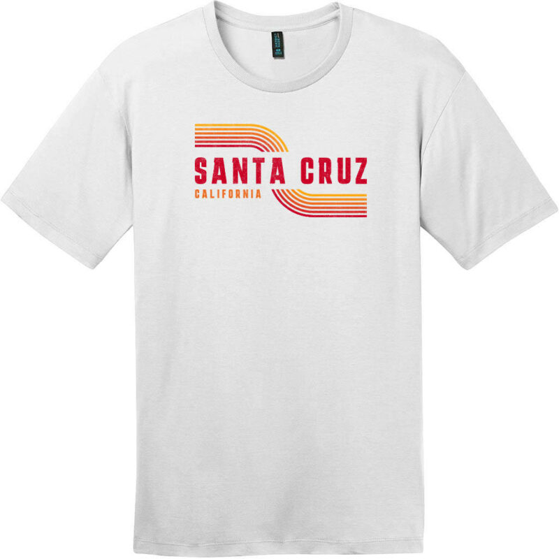 Santa Cruz California Vintage T-Shirt Bright White - US Custom Tees