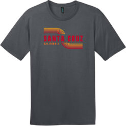 Santa Cruz California Vintage T-Shirt Charcoal - US Custom Tees