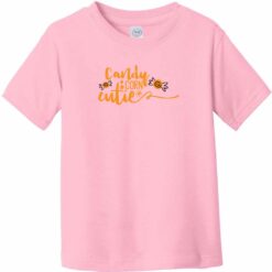 Candy Corn Cutie Toddler T-Shirt Light Pink - US Custom Tees