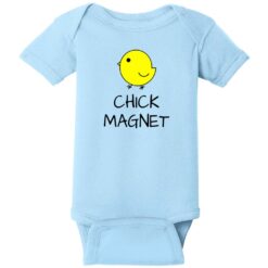 Chick Magnet Baby One Piece Light Blue - US Custom Tees