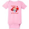 Daddy's Little Angel Baby One Piece Pink - US Custom Tees