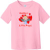 Daddy's Little Angel Toddler T-Shirt Light Pink - US Custom Tees