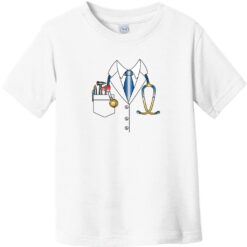 Doctor Coat Toddler T-Shirt White - US Custom Tees