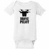 Drone Pilot Baby One Piece White - US Custom Tees