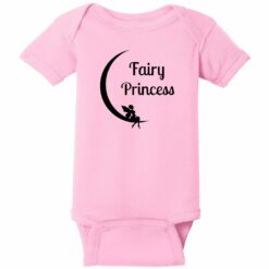 Fairy Princess Baby One Piece Pink - US Custom Tees