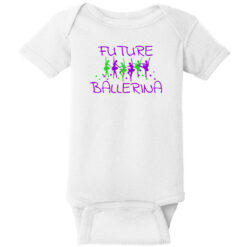 Future Ballerina Baby One Piece White - US Custom Tees